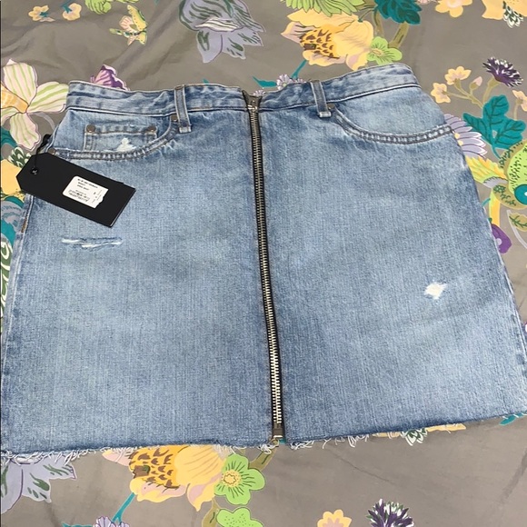 rag + bone NWT denim skirt - Picture 3 of 6